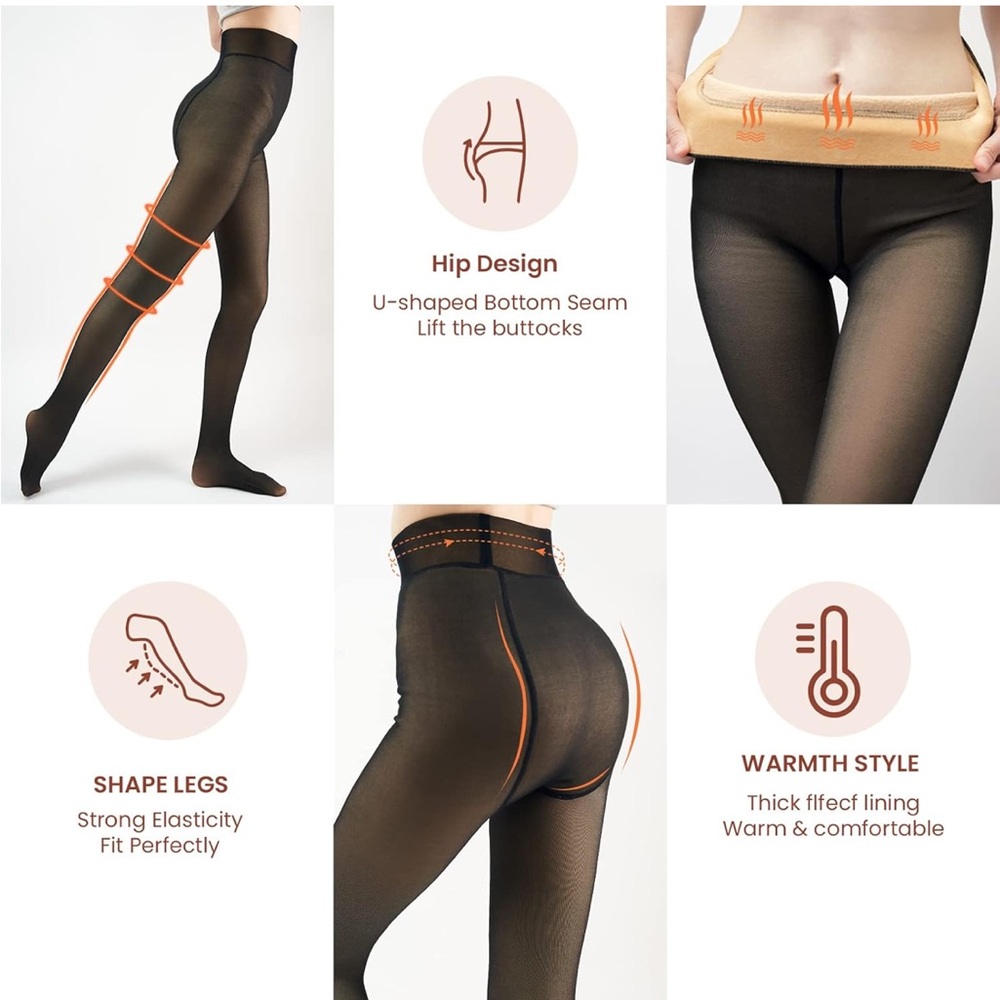 Fleece Lined Tights - image 4